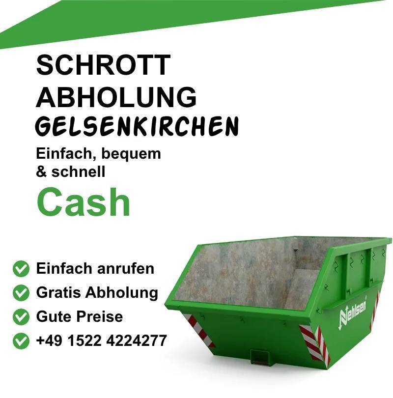 Schrottankauf Gelsenkirchen
Altmetallankauf in Gelsenkirchen
Schrotthandel Gelsenkirchen
Schrottabholung Gelsenkirchen